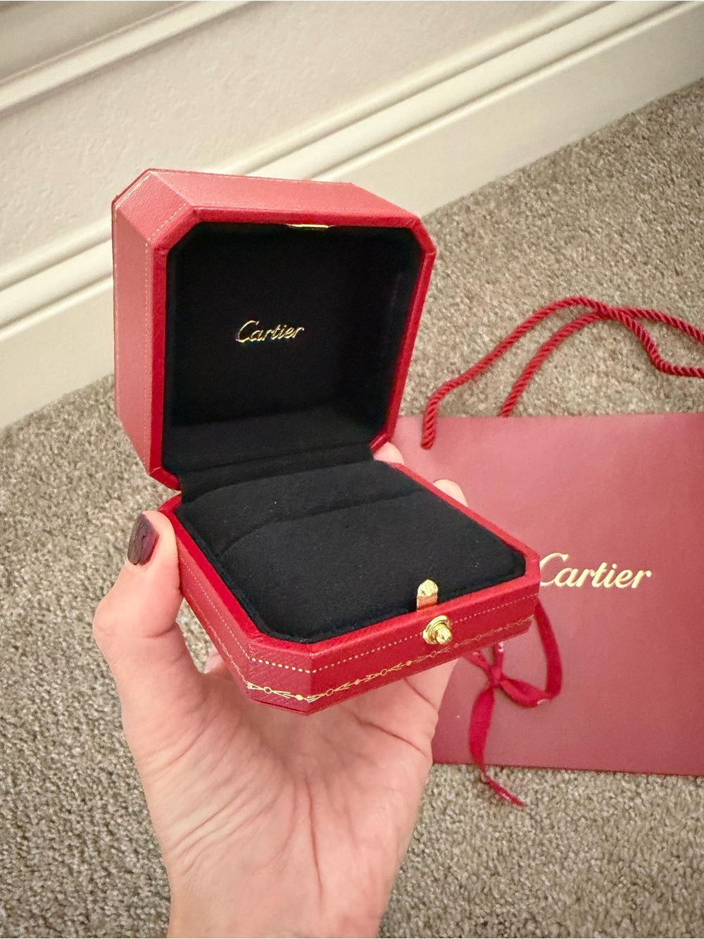 Cartier Red Jewelry box
